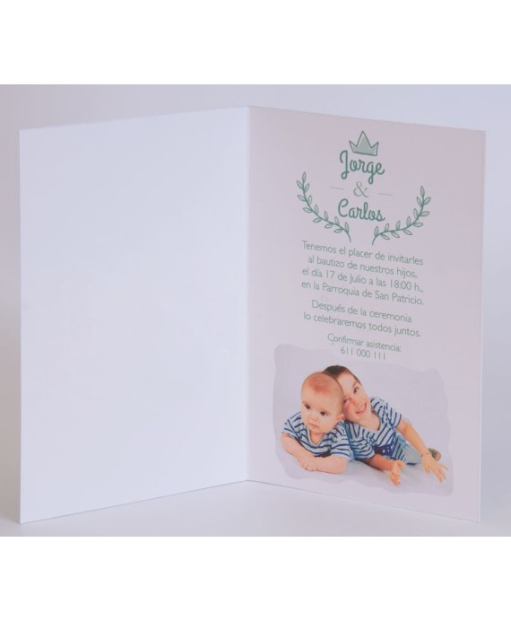 Invitacion de bautizo Lucy