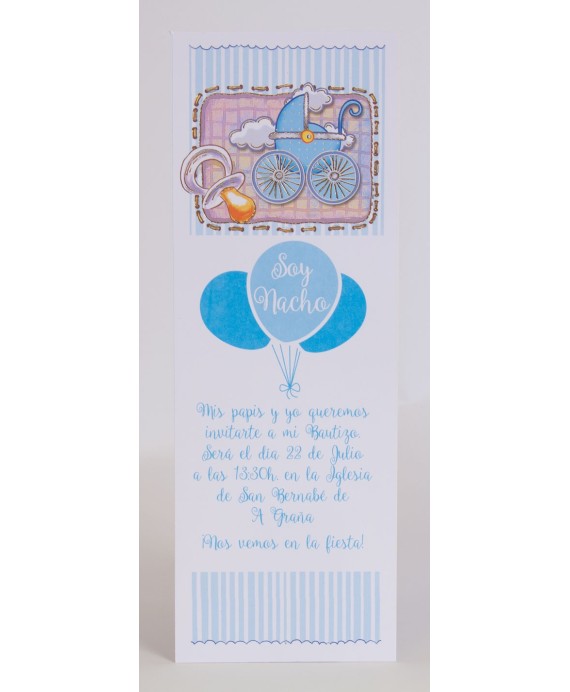 Invitacion de bautizo Matilde