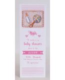 Invitacion de bautizo Mitzy