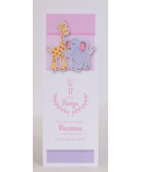 Invitacion de bautizo Negra