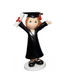 Figura niña graduada