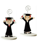 Pinza portafotos madera graduación