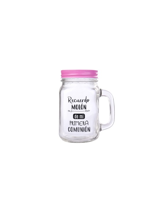 Jarra cristal con caña recuerdo molón