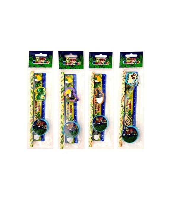 Set 4 pcs papelería animales de regalo