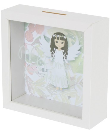 Hucha de Madera Comunión Niña