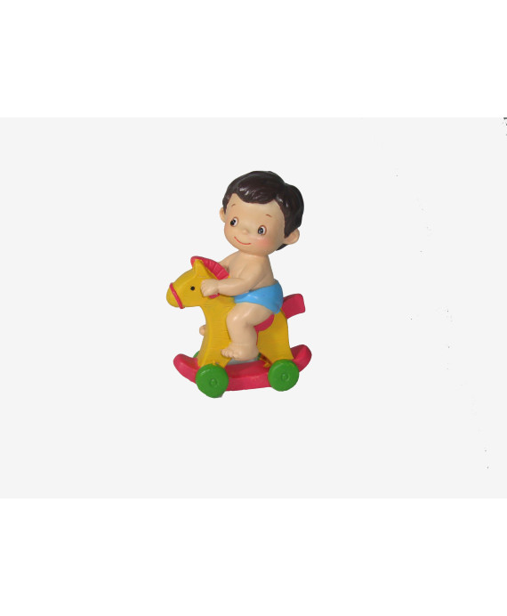 Figura pastel niño caballito