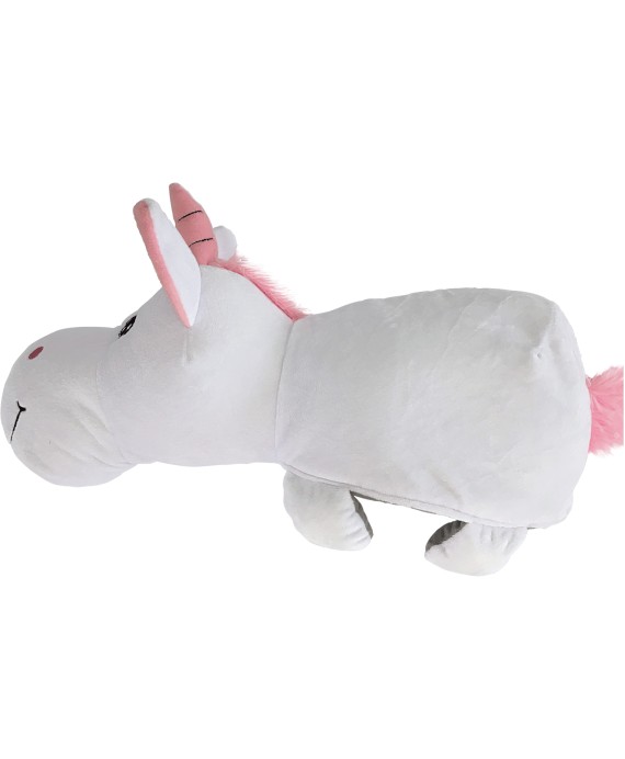 Peluche reversible 2 en 1 uni-hipo - 43 cm