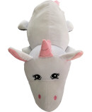 Peluche reversible 2 en 1 uni-hipo - 43 cm