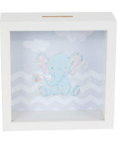 Hucha de madera elefante