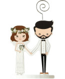 Pinza portafotos madera wedding