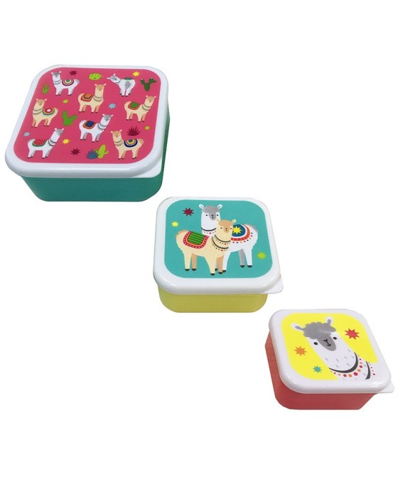 Set 3 tapers lunch llama