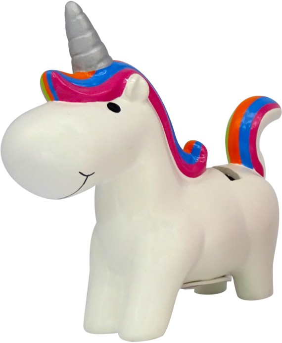 Hucha unicornios cerámica