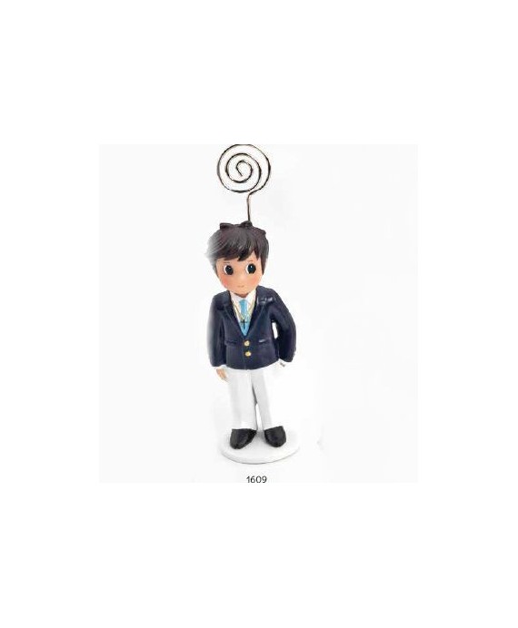 Niño comunión traje sujeta-tarjetas