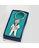 Llavero niño comunión marinero c. c/caja regalo azul.