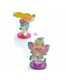 Porta-Cepillos Madera Hada Reloj de Arena