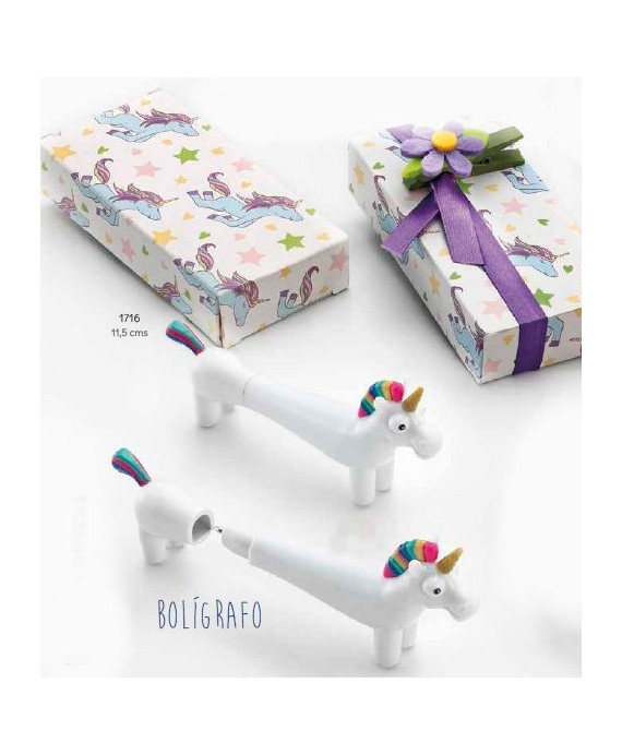 Bolígrafo Unicornio C/Caja de Regalo