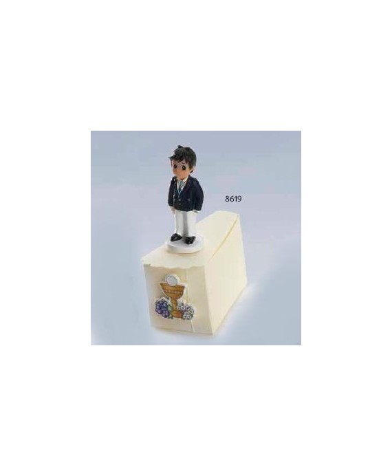 Cajita niño comunión traje c/5 peladillas