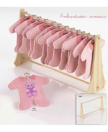 Pijama bebé rosa perchita saquito perfumado