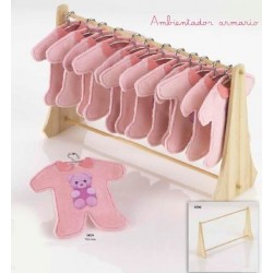 Pijama bebé rosa perchita saquito perfumado