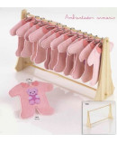 Pijama bebé rosa perchita saquito perfumado