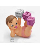 Bebé rosa calendario perpétuo