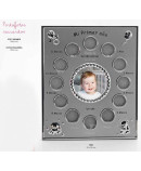 Marco de fotos metal "mi primer año"