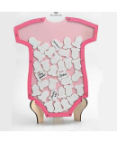 Trajecito de deseos bebé rosa