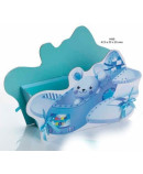 Cesto avión bebé celeste