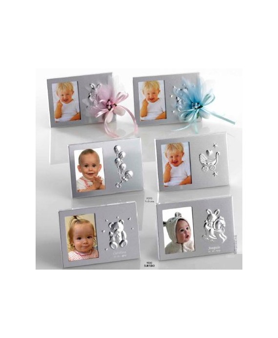 Portafotos metal motivos bebé