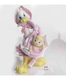 Cigüeña pañuelo rosa