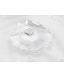 Concha bautismal con plaquita plateada