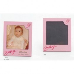Portafotos baby foto polaroid rosa
