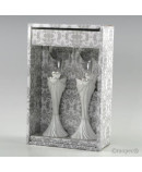 Juego de copas 2 corazones 24cm, set de 2