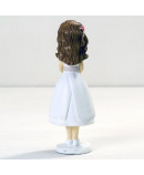 Figura niña Comunión con vestido corto 16,5cm.