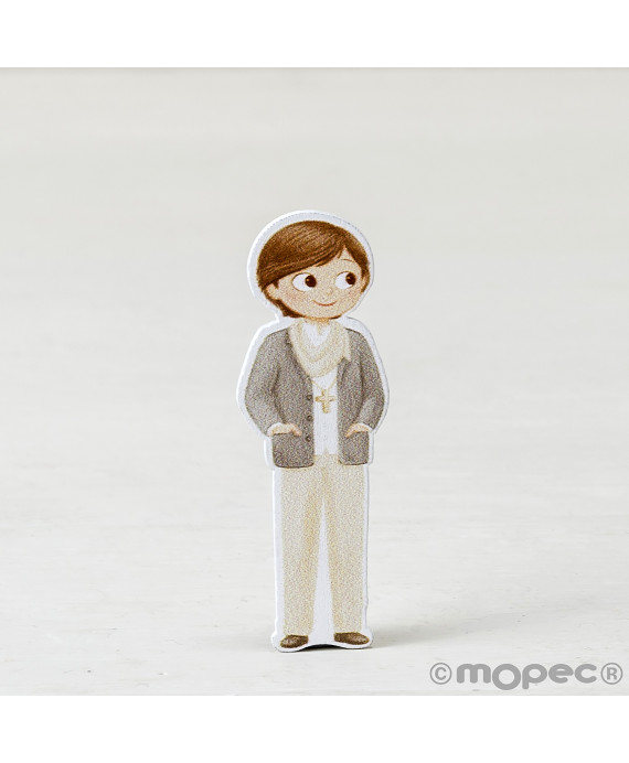 Figura 2D Adhesiva Niño Comunión Foulard - 5,5cm (Mínimo 10) ✨