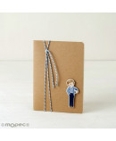 Libreta Pequeña Adornada Niño Comunión Con Pelota