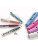 Bolígrafo metal perlitas colores stdo. c/caja