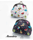 Monedero frutas y helados piel e