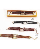 Pulsera infinito, love y llave c/cajita regalo