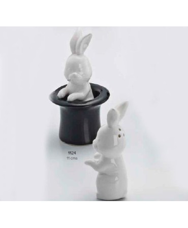 Conejo en chistera sal y pimienta c/caja y lazo