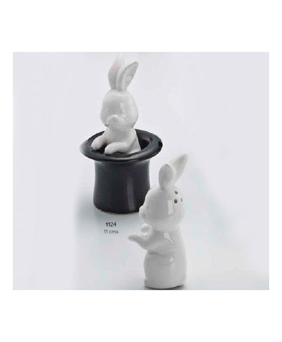 Conejo en chistera sal y pimienta c/caja y lazo