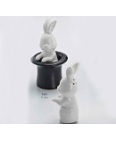 Conejo en chistera sal y pimienta c/caja y lazo
