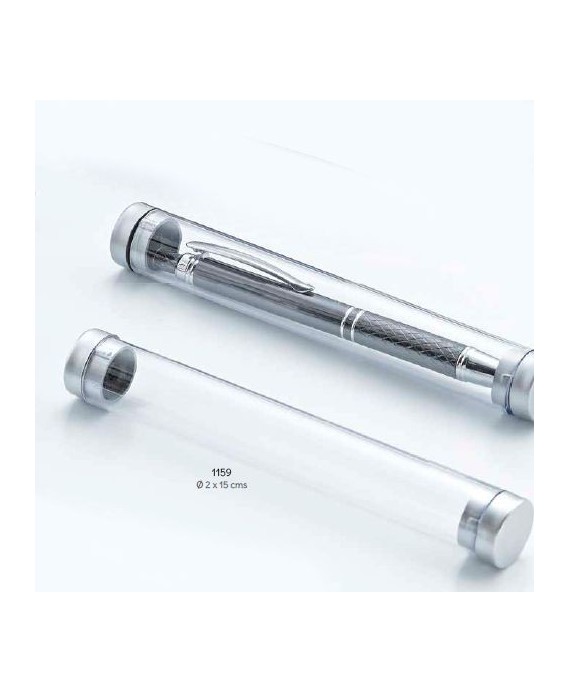 Estuche bolígrafo cilíndrico