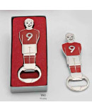 Abrebotellas futbolín c/caja de regalo. 11 cms