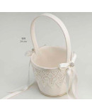 Cesta guipur brillantes 24 cms