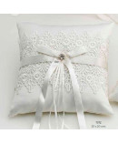 Cojín guipur brillantes 20x20 cms
