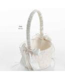 Cesta de arras rombos y perlitas 24 cms