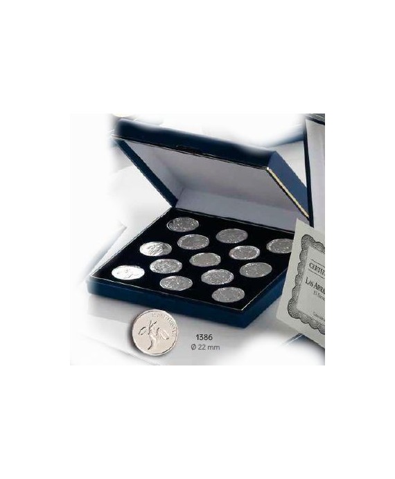 Estuche arras plateadas 22 mm