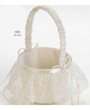 Cesta arras bordado perlas 24 cms