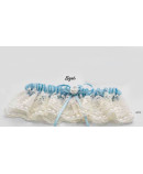 Liga puntilla cinta azul c/cajita transp